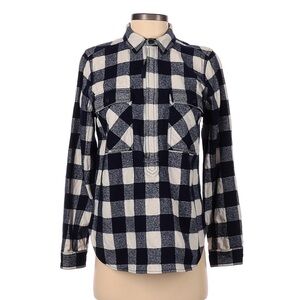 J crew wool blend Buffalo check size small